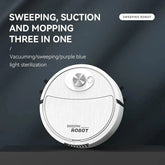 3-IN-1 Automatic Robot Vacuum Cleaner | مكنسة روبوت أوتوماتيكية 3 في 1